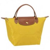 Sacs A Main Acheter Sac Longchamp soldes pas cher Le Pliage Jaune